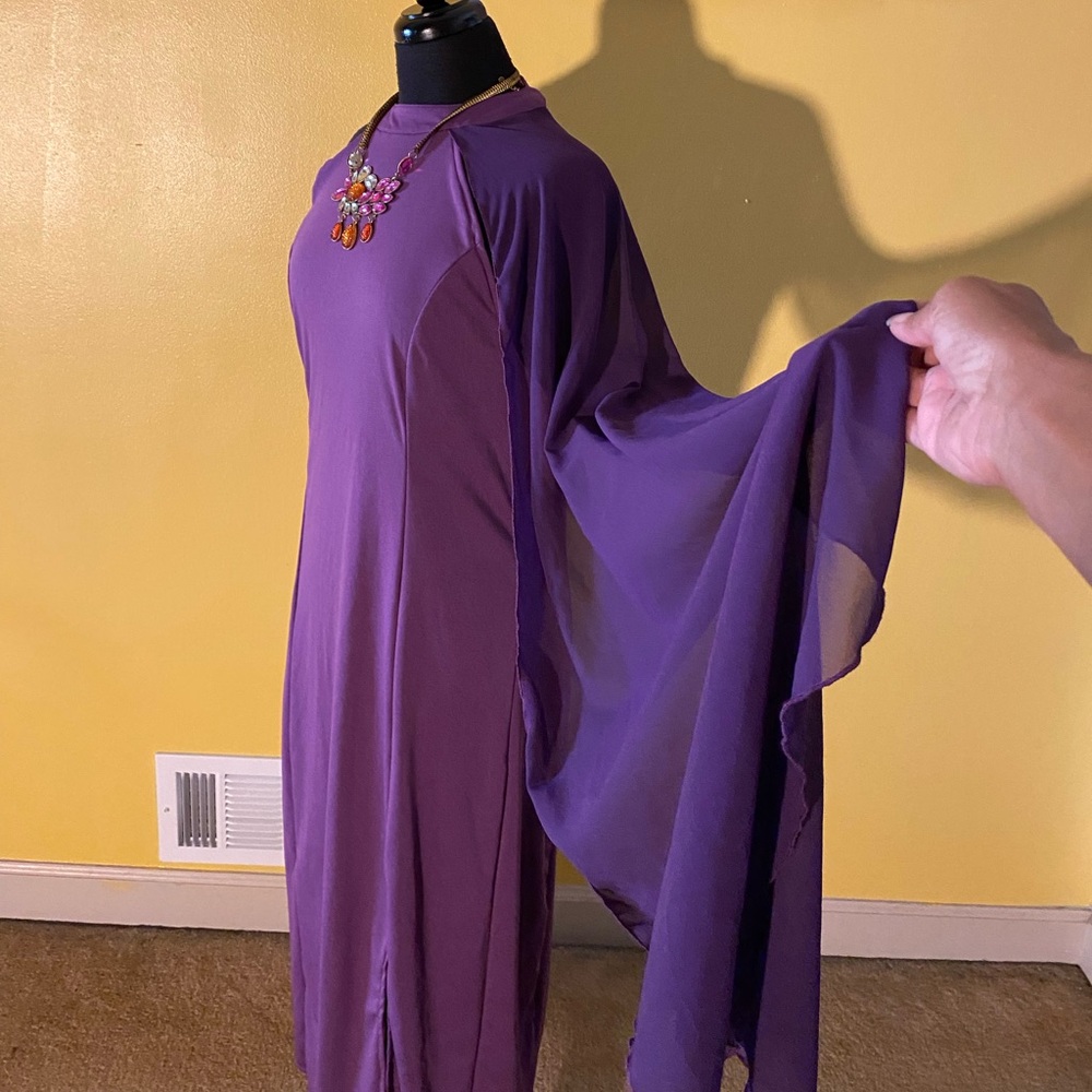Elegant Purple Women's Dress